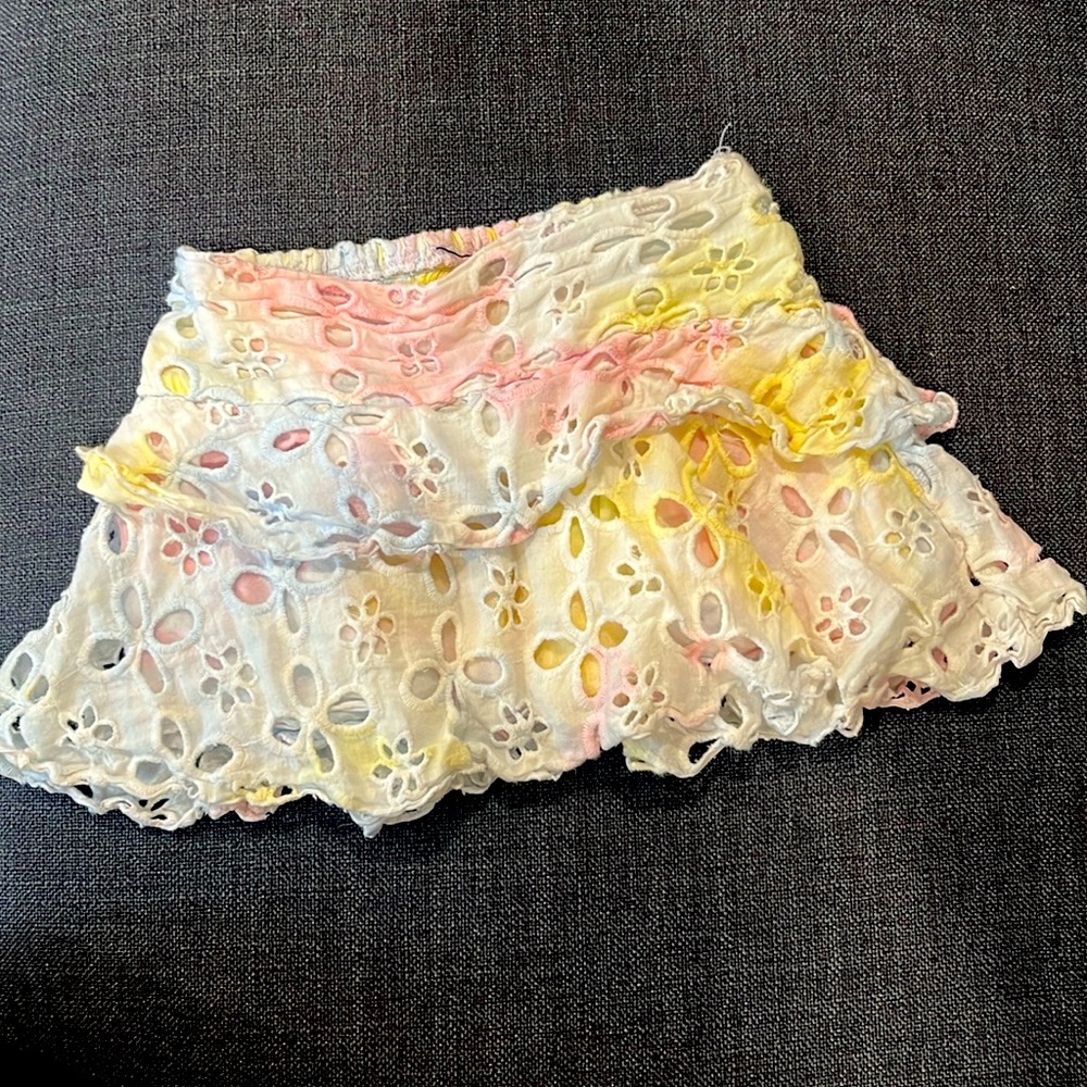 Flowers by Zoe eyelet skirt